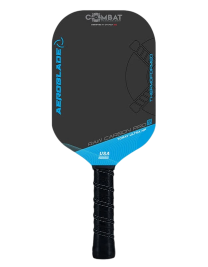 Combat Aeroblade Raw Carbon Paddle - Blue image