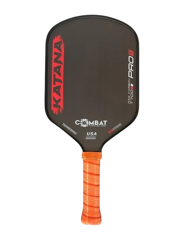 Combat Katana Raw Carbon Paddle - Red image