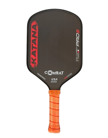 Combat Katana Raw Carbon Paddle - Red image