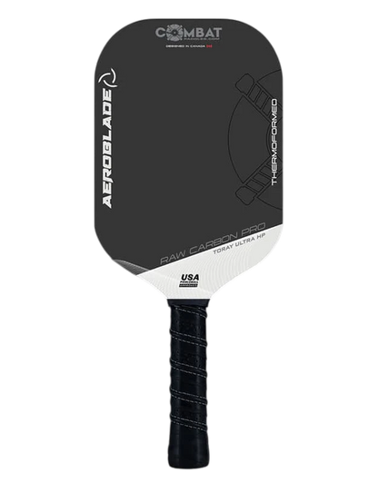 Combat Aeroblade Raw Carbon Paddle - White image