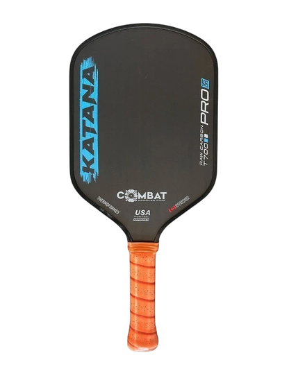 Combat Katana Raw Carbon Paddle - Blue image