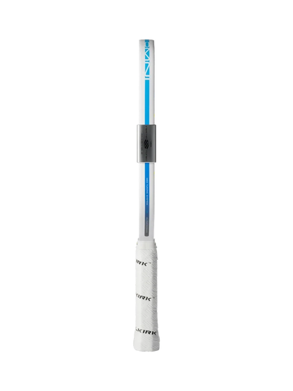 Pickleshop Selkirk Omni pickleball paddle handle featuring adjustable MOI tuning system weights and white grip
