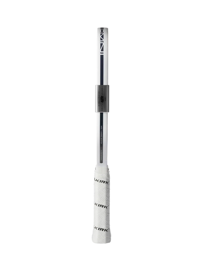 Pickleshop Selkirk Omni pickleball paddle side view showing the octagonal handle and MOI tuning system weights